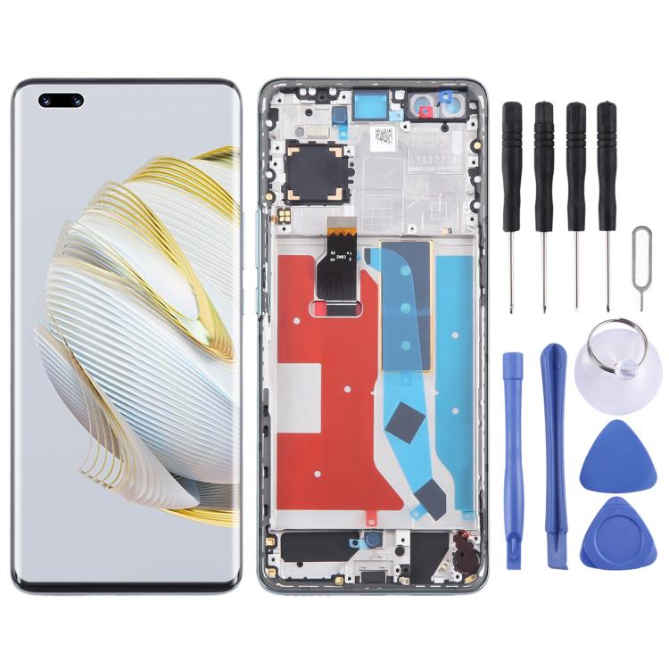10 Pro Original LCD Screen Digitizer Full Assembly with Frame — Silver