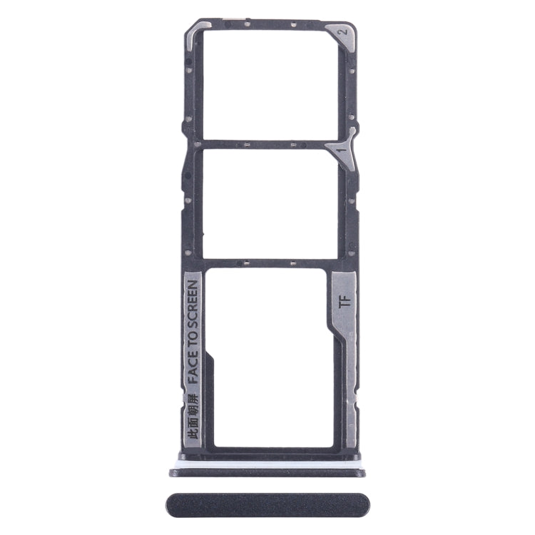 SIM Card Tray + SIM Card Tray + Micro SD Card Tray, For Xiaomi Redmi Note 12 4G