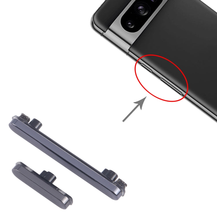 Original Power Button and Volume Control Button — For Google Pixel 8a Pro(Original)