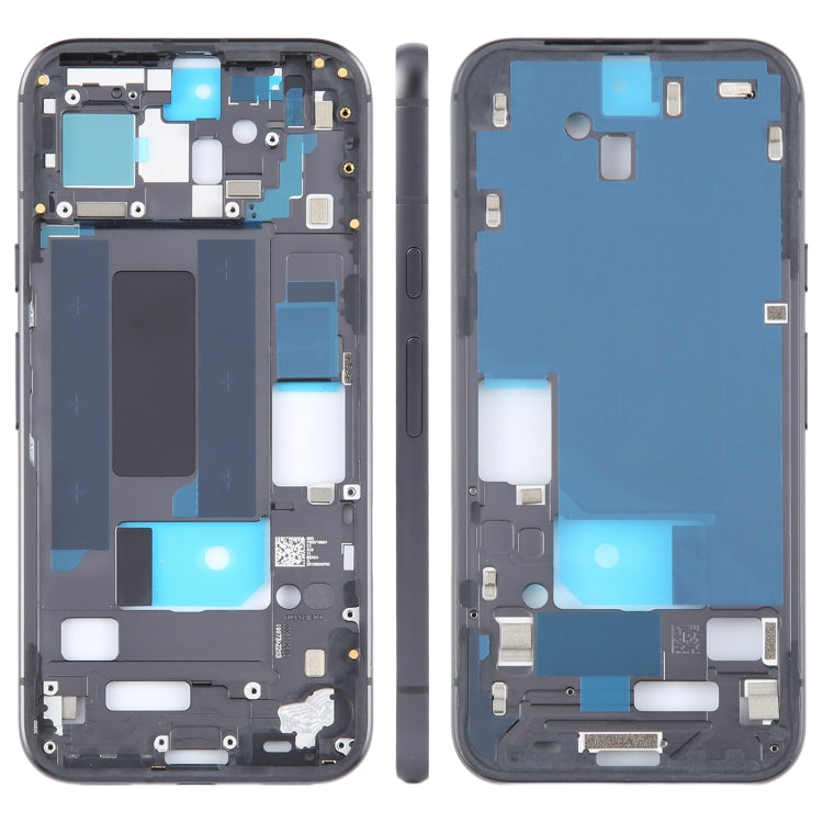 Original Middle Frame Bezel Plate, with Side Keys, For Google Pixel 8a