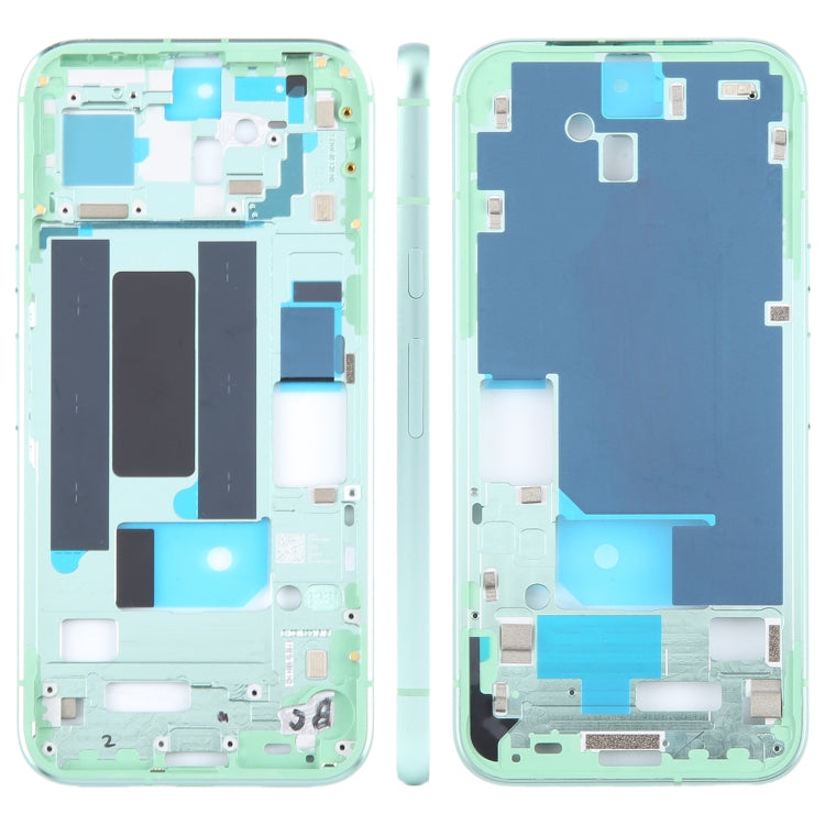 Original Middle Frame Bezel Plate, with Side Keys, For Google Pixel 8a