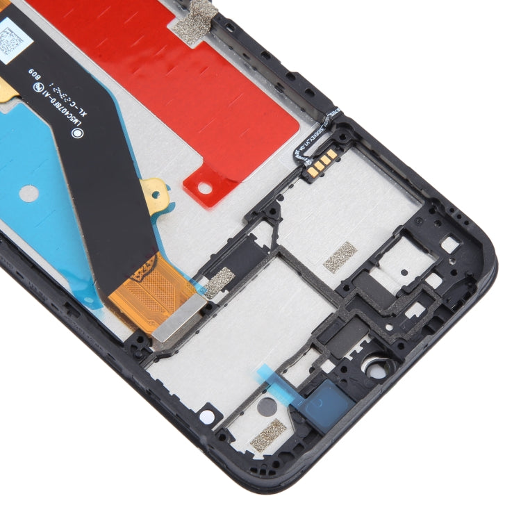 LCD Screen Digitizer Full Assembly with Frame, For ZTE Blade A34
