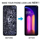 For LG V60 ThinQ US Version Original LCD Screen Digitizer Full Assembly with Frame