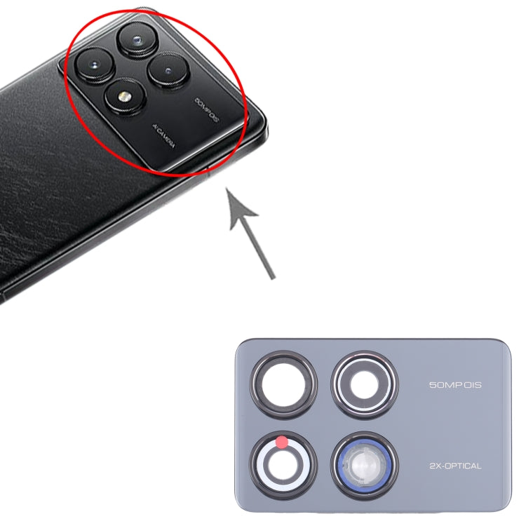 For Xiaomi Redmi K70 Pro Original Back Camera Lens Frame, For Xiaomi Redmi K70 Pro — White