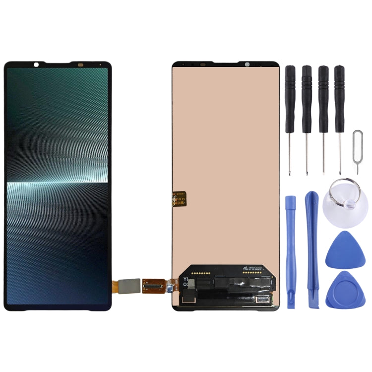 Original LCD Screen with Digitizer Full Assembly, For Sony Xperia 1 V
