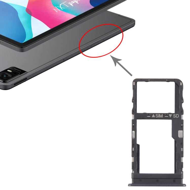 For TCL NxtPaper 11F Original SIM Card Tray + Micro SD Card Tray