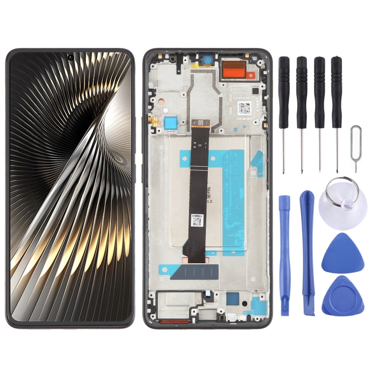 For Xiaomi Redmi Turbo 3 Original LCD Screen Digitizer Full Assembly with Frame