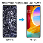 For LG Velvet 5G US Version Original LCD Screen Digitizer Full Assembly with Frame