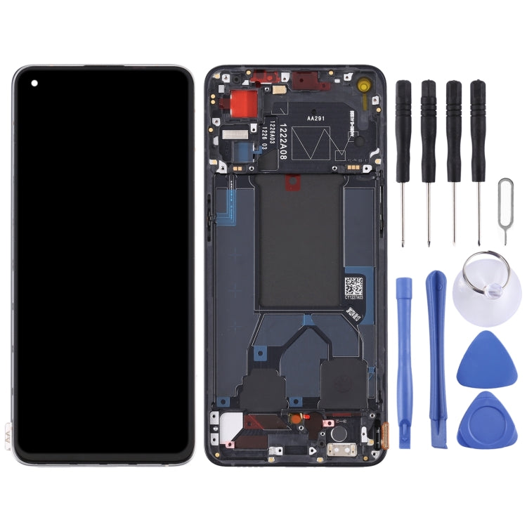 Original LCD Screen For OPPO Reno7 Pro 5G Digitizer Full Assembly with Frame — For OPPO Reno7 Pro 5G