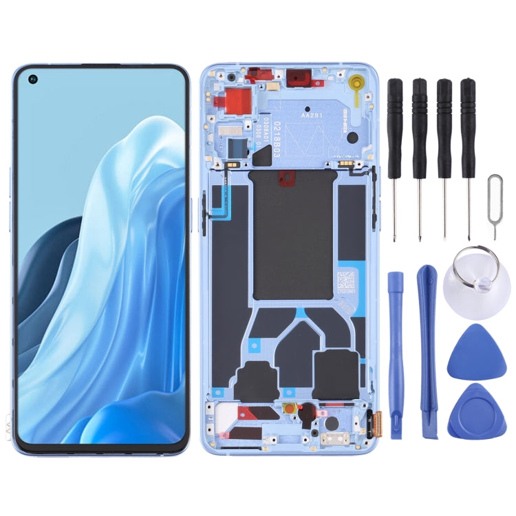Original LCD Screen For OPPO Reno7 Pro 5G Digitizer Full Assembly with Frame — view 7