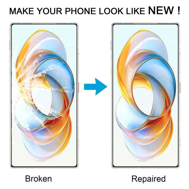 NX789J Front Screen Outer Glass Lens with OCA Optically Clear Adhesive