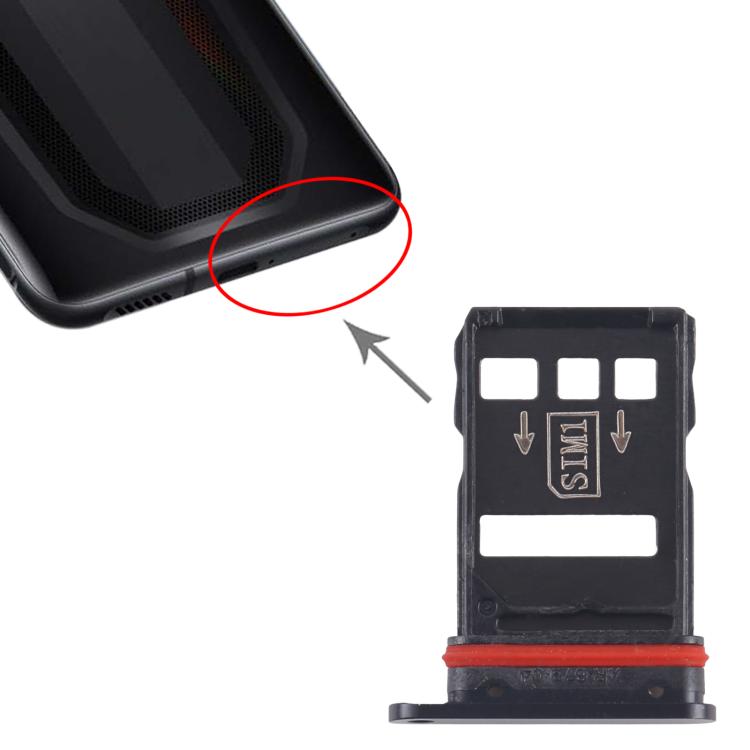SIM Card Tray + SIM Card Tray, For ZTE nubia RedMagic 7S