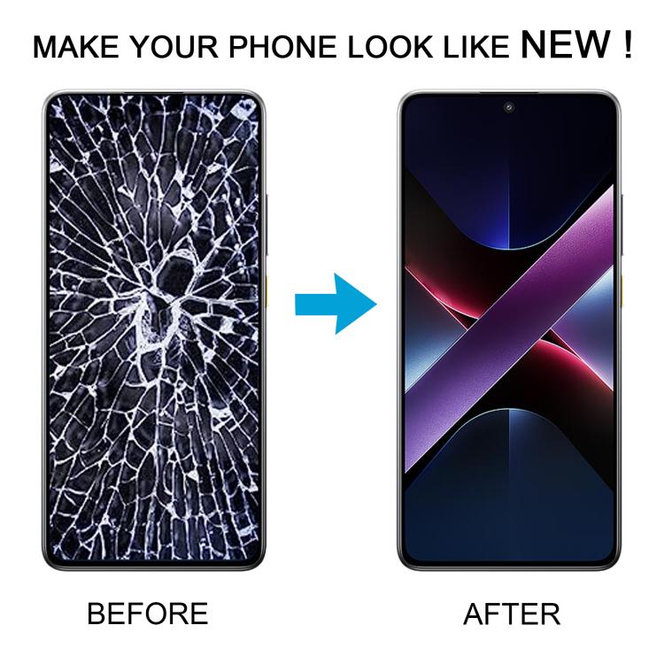 For Xiaomi Poco X7 Pro AMOLED Original LCD Screen Digitizer Full Assembly with Frame