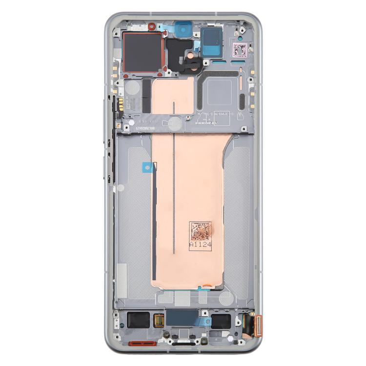 For Xiaomi 15 Pro AMOLED Original LCD Screen Digitizer Full Assembly with Frame, For Xiaomi 15 Pro(Original) — Silver