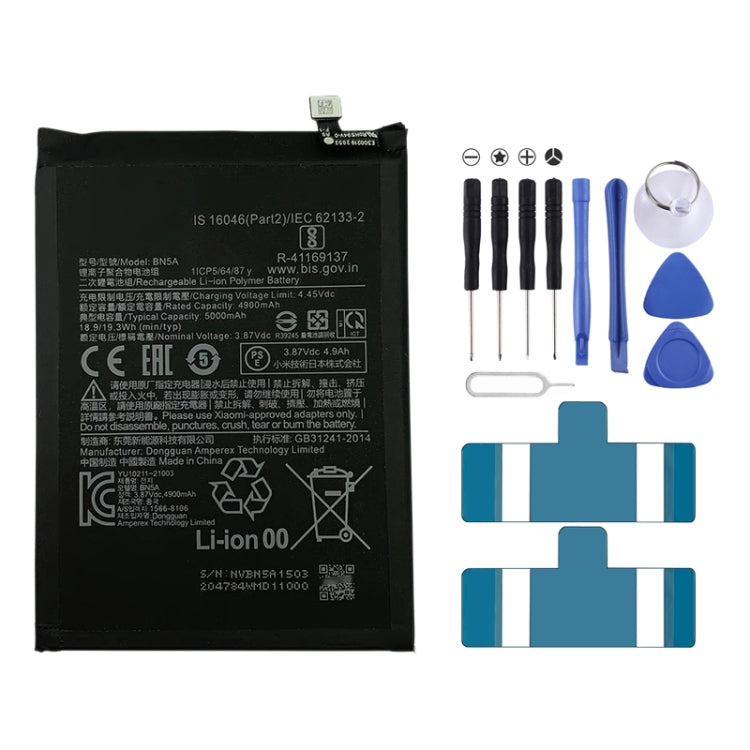 BN5A 5000mAh Battery Replacement, For Xiaomi Poco M3 Pro 5G
