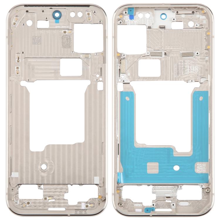 For Google Pixel 9 Pro Original Middle Frame Bezel Plate — Rose Gold