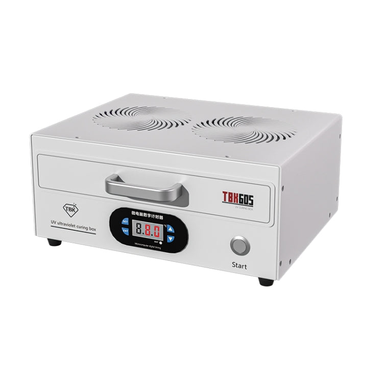 TBK 605 100W Mini UV Curing Lamp Box 48 LEDs Curved Surface Screen UV Curing Box, EU Plug — SPT0150