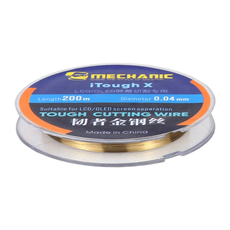 Mechanic iTough X 200M 0.04MM LCD OLED Screen Cutting Wire — Mechanic 0.04MM 200M