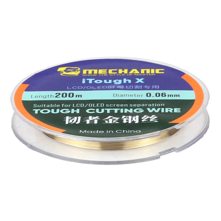 MECHANIC iTough X 200M 0.06MM LCD OLED Screen Cutting Wire — MECHANIC 0.06MM 200M