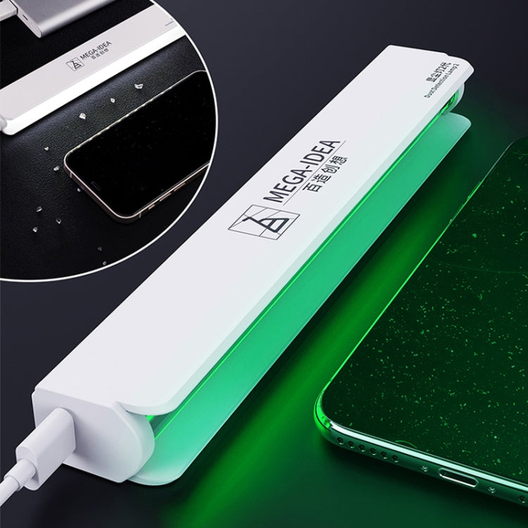 2 LCD screen Repair Dust Lamp Fingerprint Scratch Screen Changer Dust Display Lamp For Phone Mobile Green LED, Show Dust Lamp