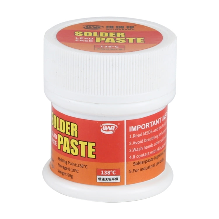 Celsius Lead Free Solder Paste, WEINABANG 138 Degrees