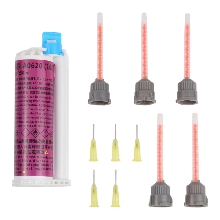 50ml A0620 10:1 Frame/Back Cover Quick Solidification Bonding Glue AB Glue