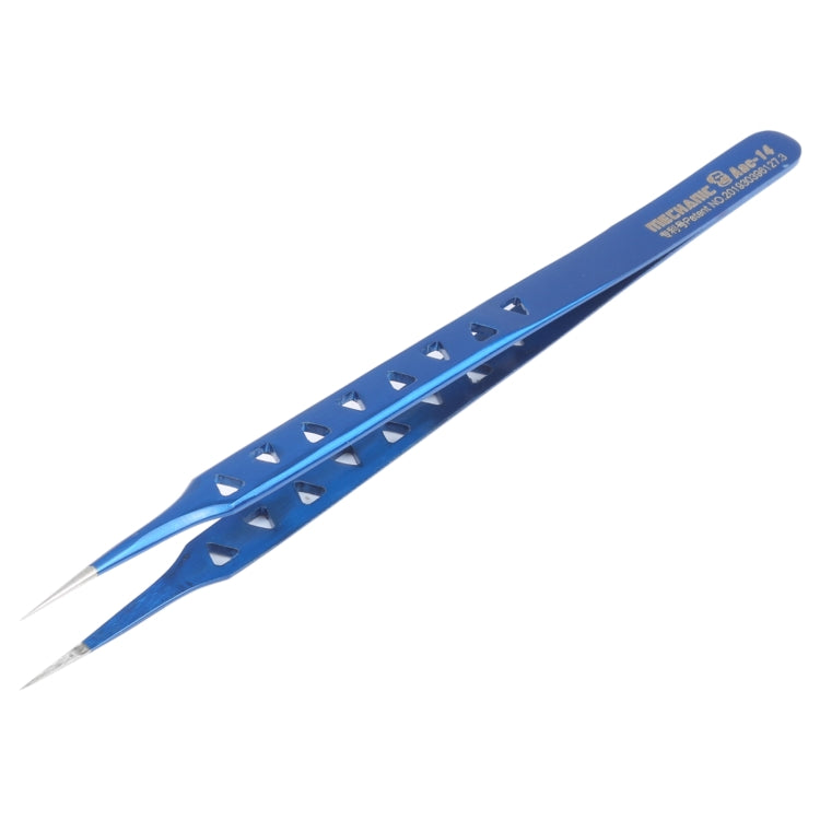 Straight Precision Stainless Steel Tweezers, Mechanic Aac-14