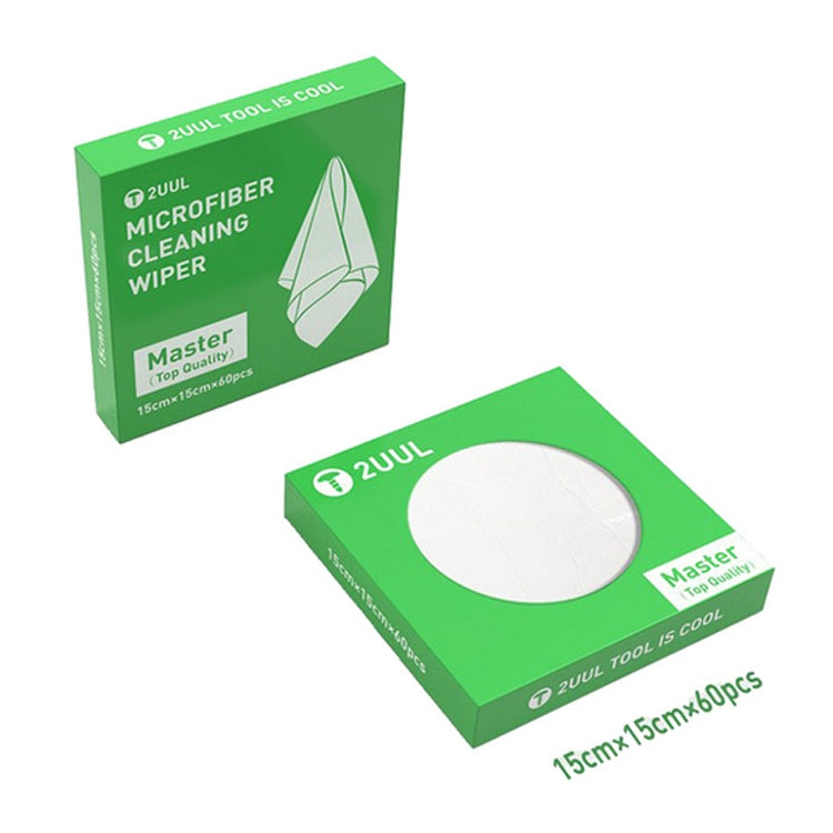 Microfiber Cleaning Wiper Antistatic Dust-Free Cloth, 2UUL 15x15cm