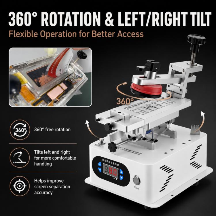LCD Rotary Separator Middle Frame Remover, TBK 988C