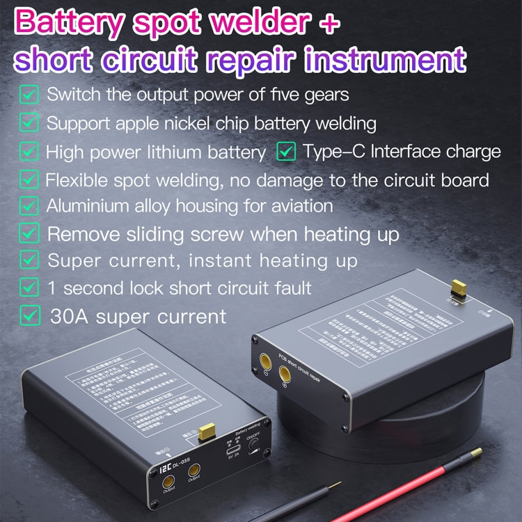 Adjustable Mini Portable Spot Welder, i2C DL-S03S