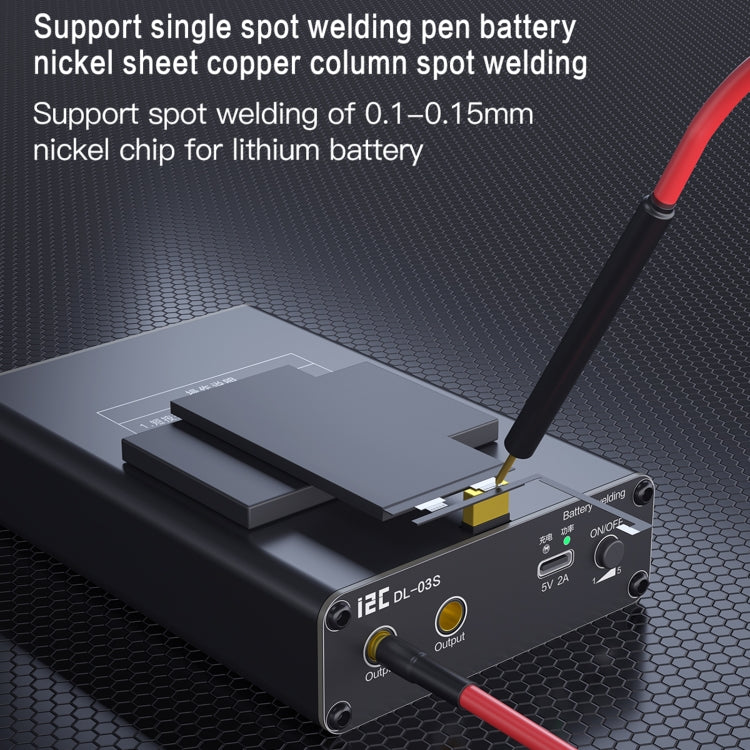 Adjustable Mini Portable Spot Welder, i2C DL-S03S