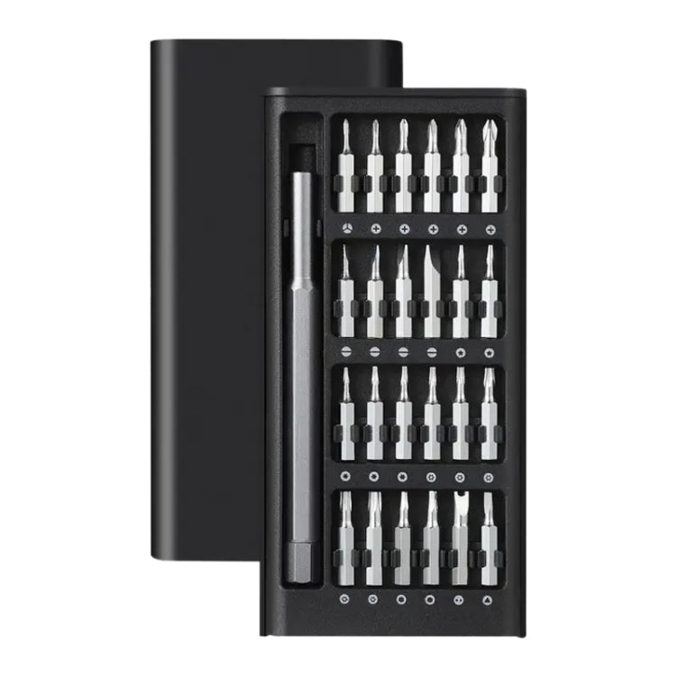 Screwdriver Set Magnetic Repair Tools, Aluminum Alloy Handle, 25 in 1