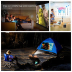 C80 DLP portable HD Projector 120-inch Giant Screen Projector Blu-ray 4K, Android 7.1.2, 2GB + 16GB — view 7