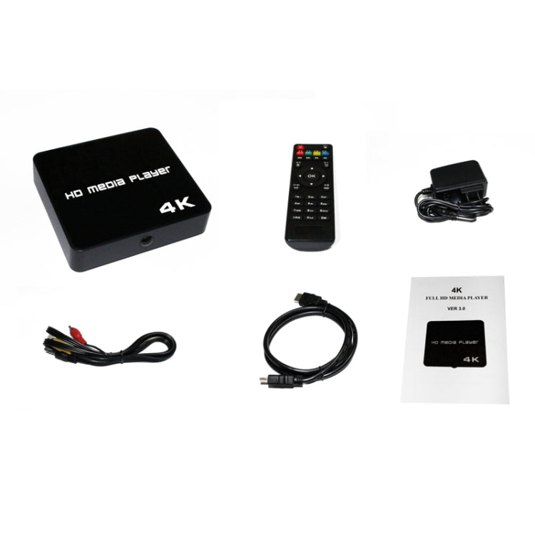 Uhd 4K Player Single-unit Advertising Machine Powered Up Automatically Plays Video PPT Horizontal and Vertical U Disk