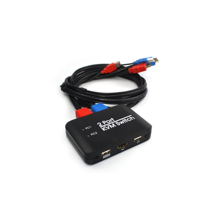 USB 2.0 + HDMI 2-ports KVM Switch — view 3