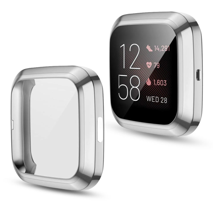 For Fitbit versa 2 Plating TPU All-inclusive Protective Shell