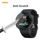 2 PCS ENKAY Hat-Prince 0.2mm 9H 2.15D Curved Edge Tempered Glass Screen Protector Watch Film