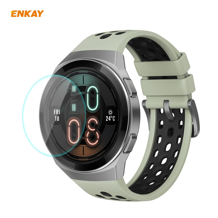 For HUAWEI Watch GT 2E 46mm Dynamic Edition ENKAY Hat-Prince 0.2mm 9H 2.15D Curved Edge Tempered Glass Screen Protector Watch Film