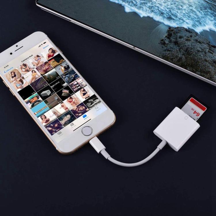 ZS-KL21810 8 Pin to SD Card Camera Card Reader Adapter, Support All iOS System — view 13