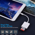 ZS-KL21810 8 Pin to SD Card Camera Card Reader Adapter, Support All iOS System — view 5