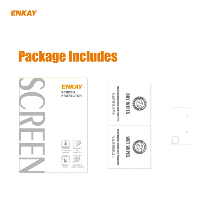 Hat-Prince ENKAY 0.2mm 9H 2.15D Round Edge Rear Camera Lens Tempered Glass Film