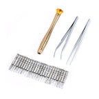 Magnetic suction 27 in 1 portable wallet type screw driver set mobile phone tablet maintenance tool