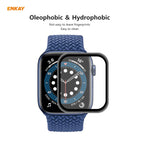 ENKAY Hat-Prince 0.2mm 9H Surface Hardness 3D Explosion-proof Aluminum Alloy Edge Full Screen Tempered Glass Screen Film