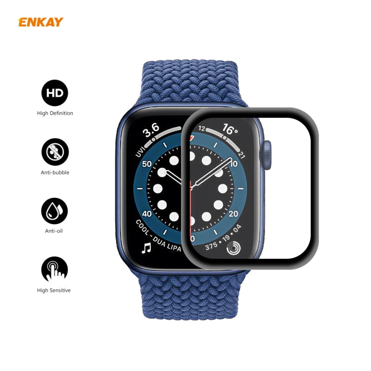 ENKAY Hat-Prince 3D Full Screen PET Curved Hot Bending HD Screen Protector Film, For Apple Watch Series 6/5/4/SE 40mm