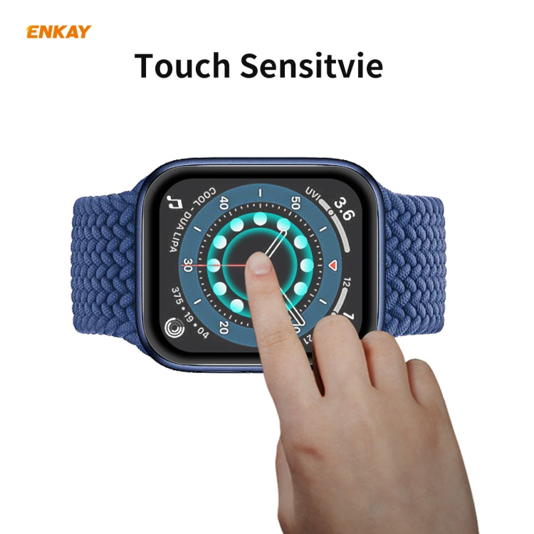 ENKAY Hat-Prince 3D Full Screen PET Curved Hot Bending HD Screen Protector Film, For Apple Watch Series 6/5/4/SE 40mm