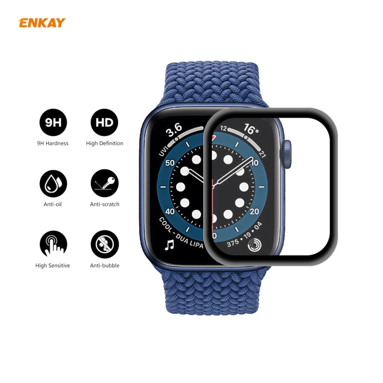 2 PCS ENKAY Hat-Prince 0.2mm 9H Surface Hardness 3D Explosion-proof Aluminum Alloy Edge Full Screen Tempered Glass Screen Film