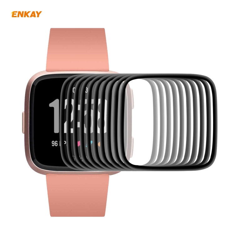 For Fitbit Versa 3 / Fitbit Sense ENKAY Hat-Prince 3D Full Screen Soft PC Edge + PMMA HD Screen Protector Film