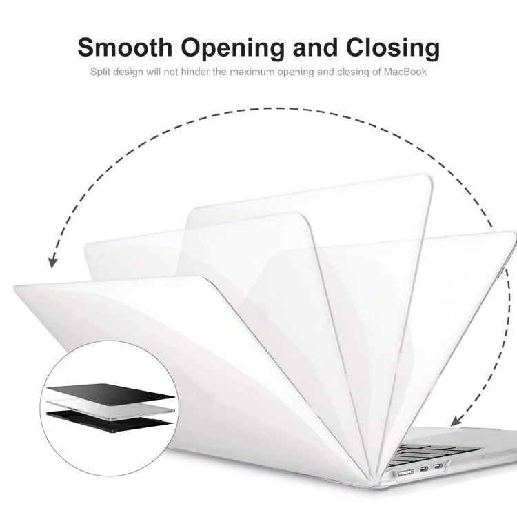 For MacBook Air 13.6 2022/2024 A2681 M2 / A3113 M3 ENKAY Crystal Laptop Protective Case