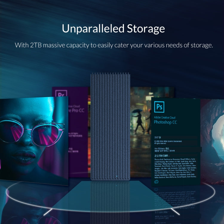 ORICO M2PAC3-G20 USB3.2 20Gbps M.2 NVMe SSD Enclosure