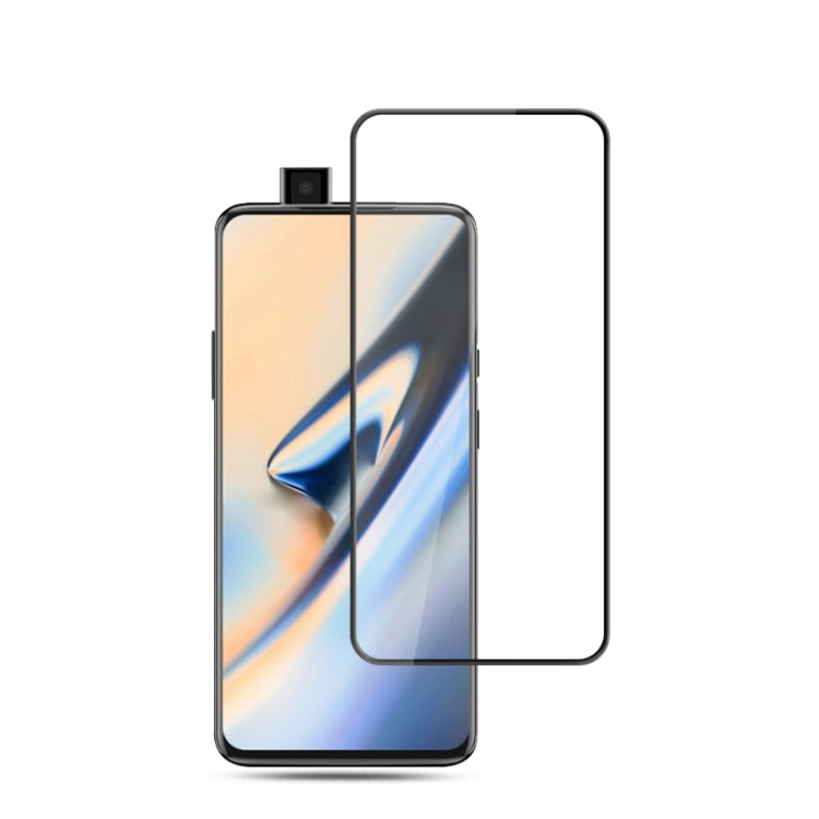 mocolo 0.33mm 9H 3D Full Glue Curved Full Screen Tempered Glass Film for Oneplus 7 Pro (Black)